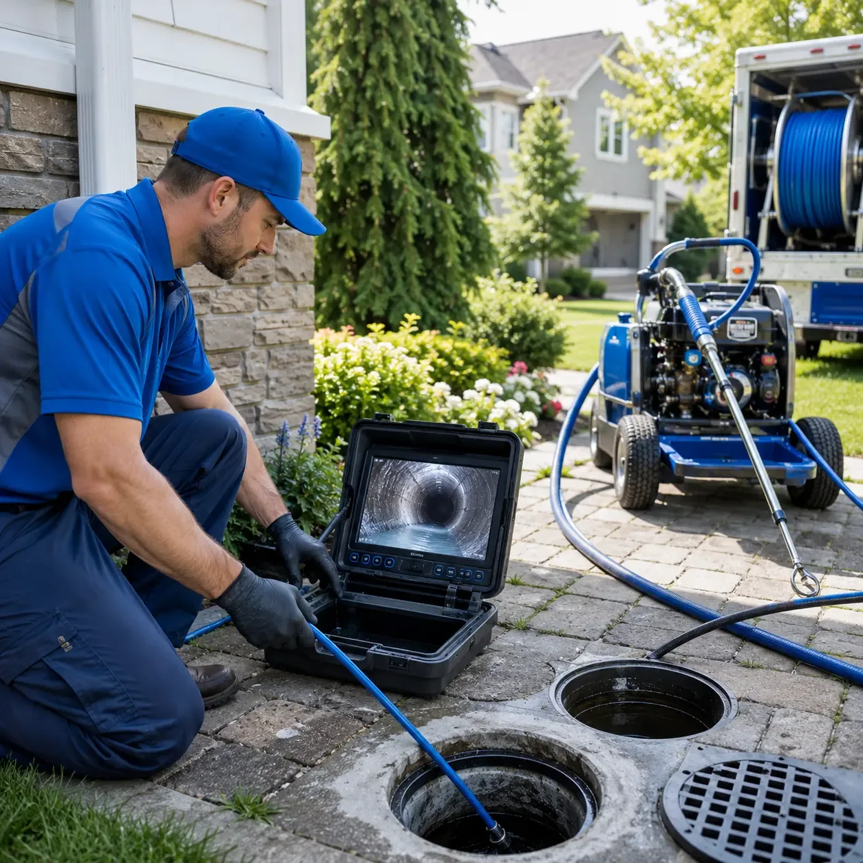Outdoor drain cleaning professionals serving Adamsville, TN